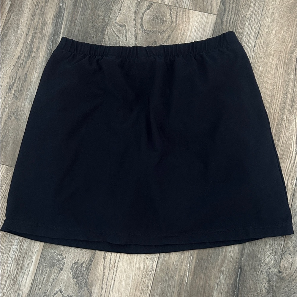 Nike tennis skort skirt with shorts spandex navy blue stretch size XS